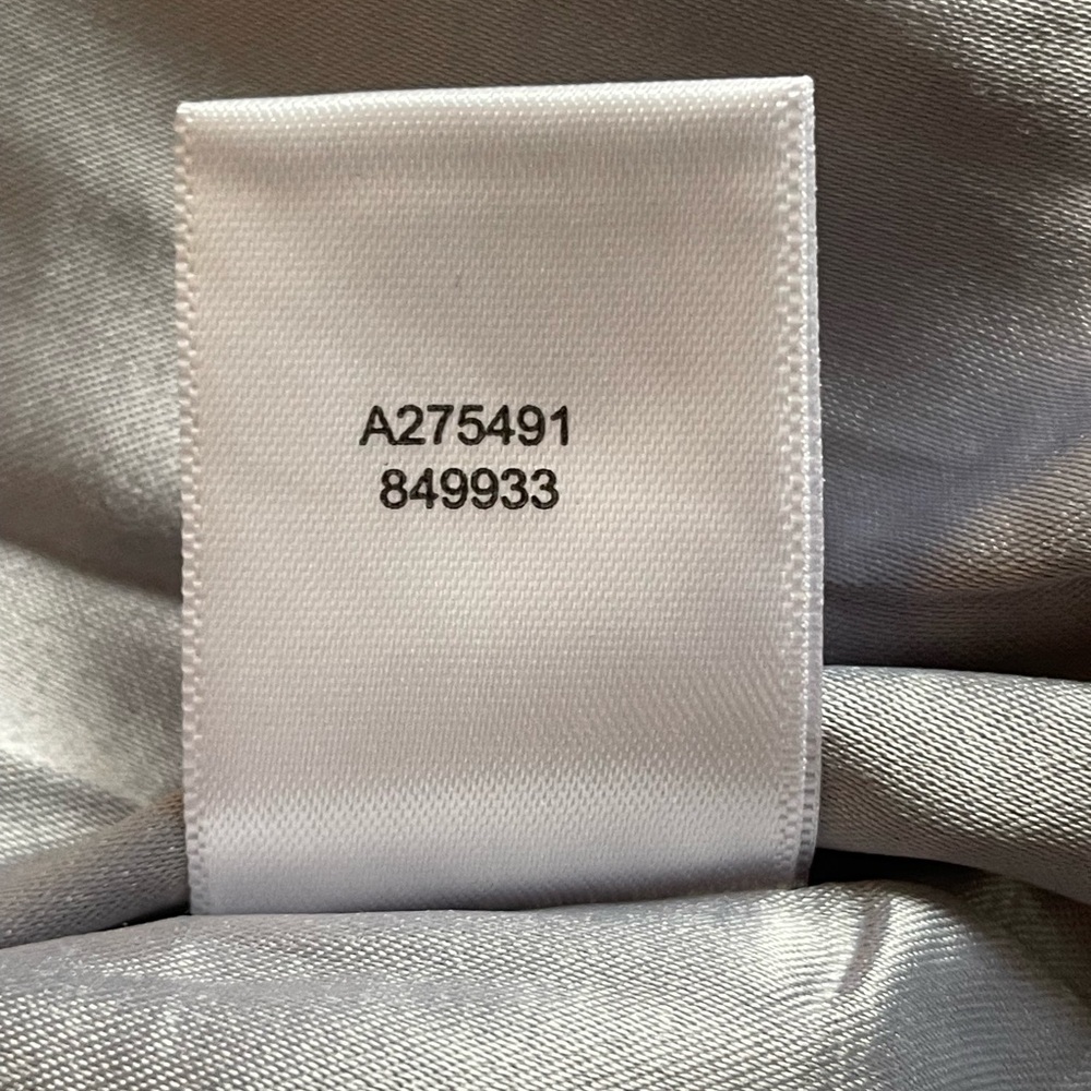 Isaac Mizrahi Live! Bold edgy Seersucker Motorcycle Jacket Gray White Lined 18W - Picture 9 of 10